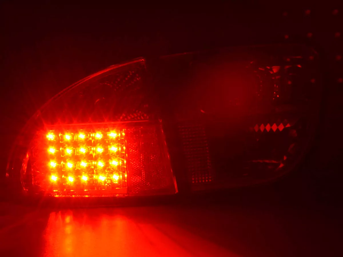 LED Rückleuchten Set Seat Leon Typ 1M Bj. 1997-2005 chrom