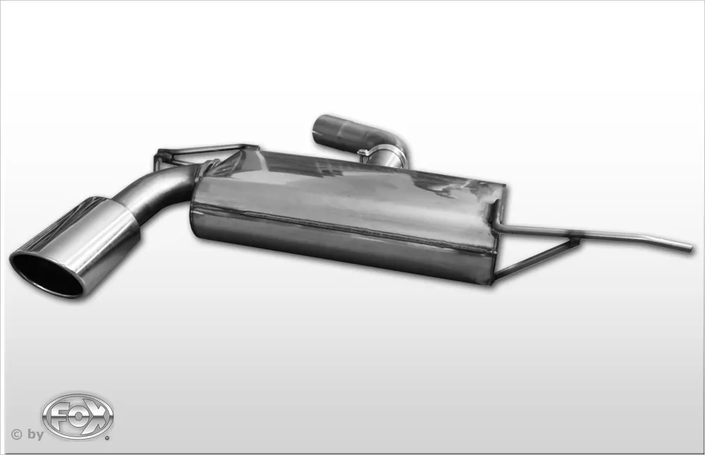 VW Golf V GTI/ GTD  Endschalldämpfer - 129x106 Typ 32