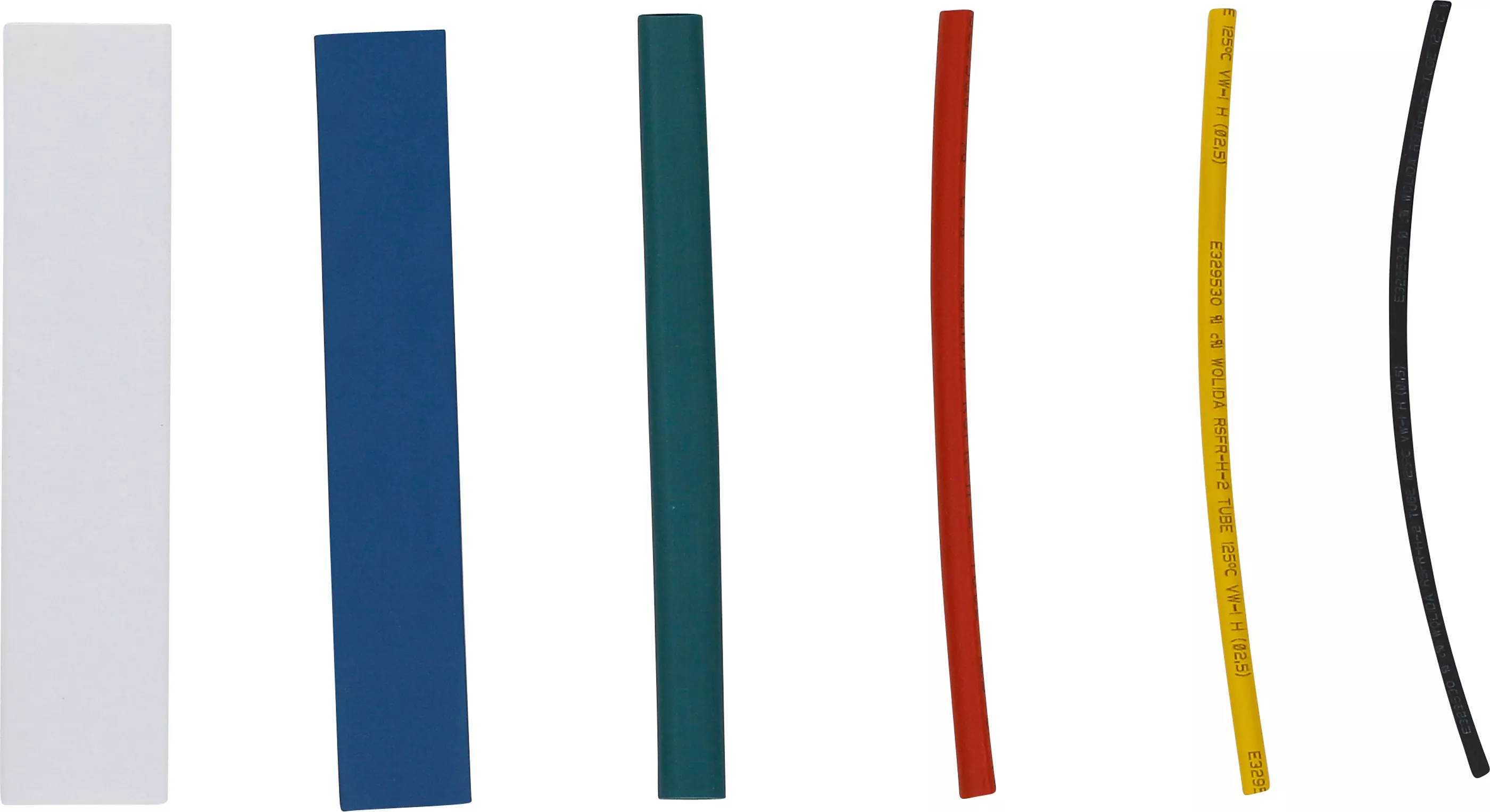 Schrumpfschlauch-Sortiment | farbig | 100-tlg.