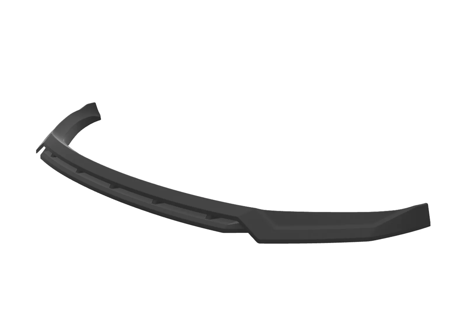 Cup-Spoilerlippe mit ABE für Opel Crossland CSL683 Schwarz Strukturiert