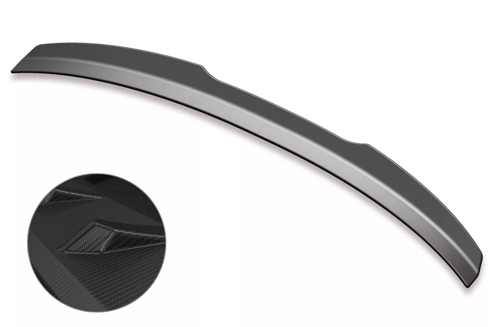 Heckflügel mit ABE für Seat Leon III (Typ 5F) HF632-M Carbon Look (matt)