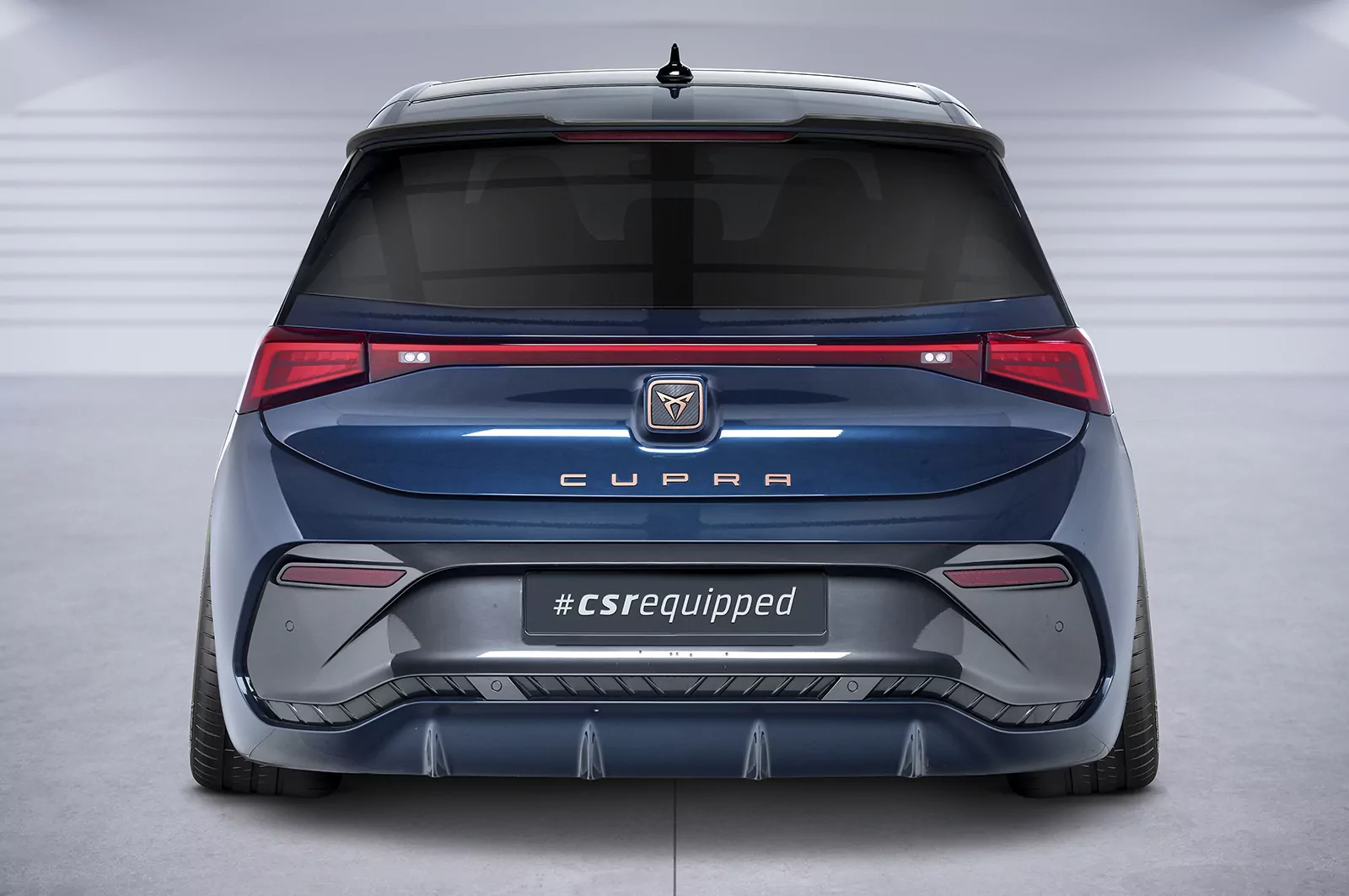 Heckflügel mit ABE für Cupra Born HF928 Schwarz Strukturiert