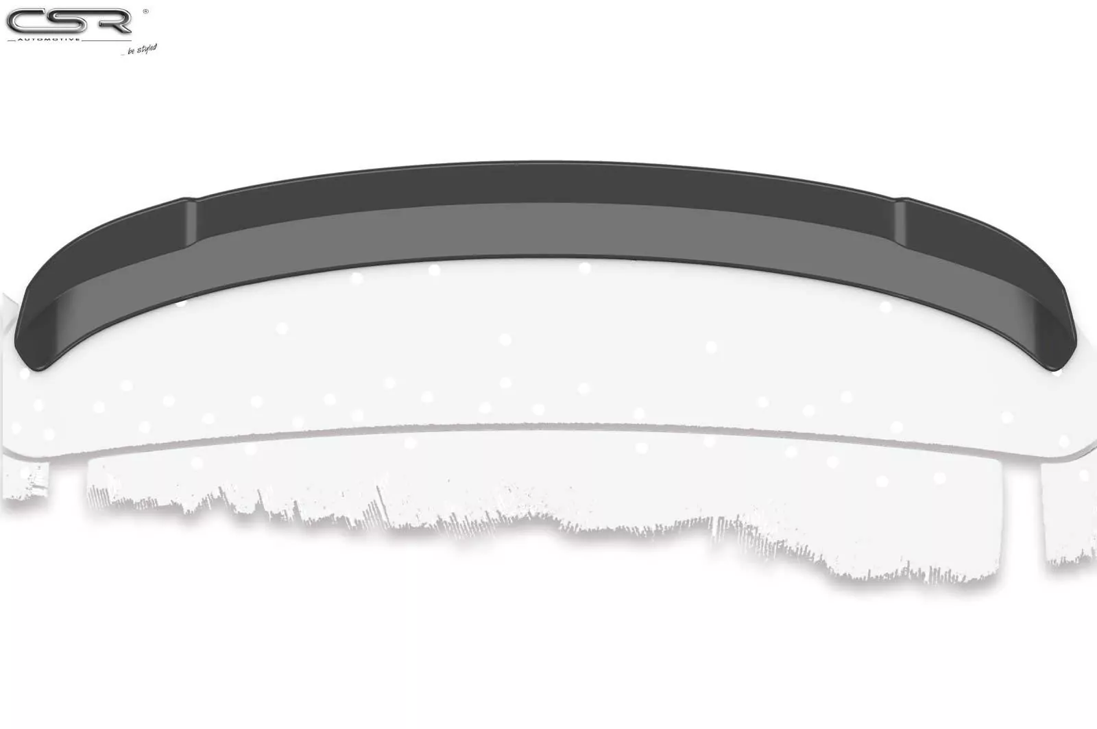 Heckflügel mit ABE für Mercedes C-Klasse S205 T-Modell Lackierfreundlich (schwarz matt)