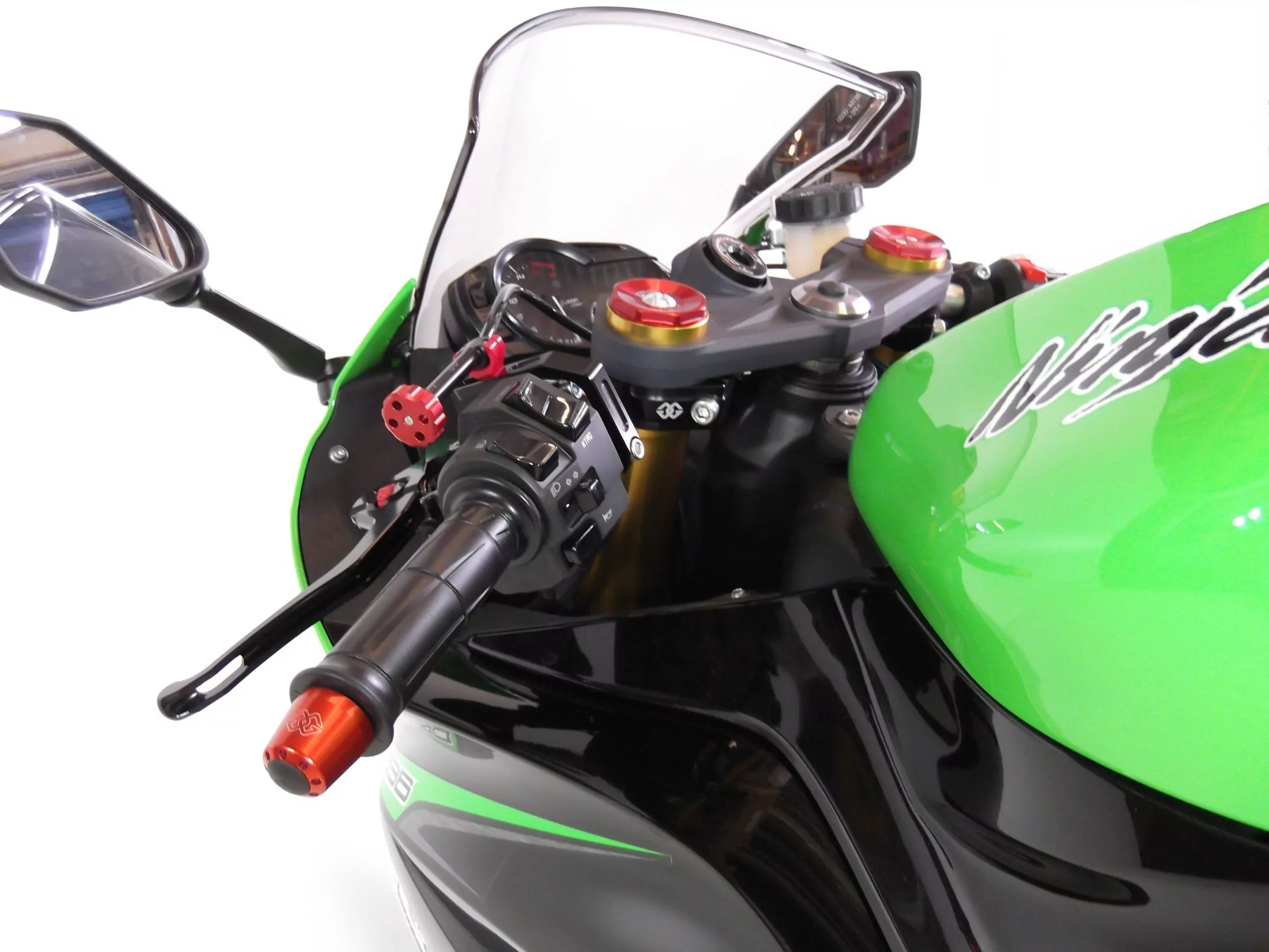 GILLES Lenkergewichte-Paar aus Aluminium CO-22-B schwarz exoliert