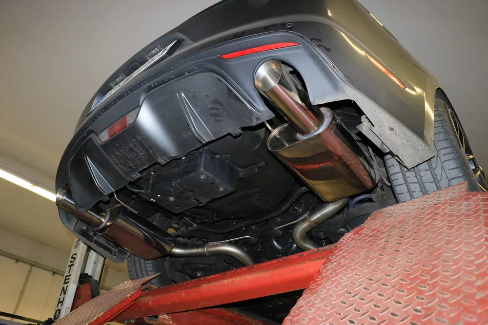 Ford Mustang Coupe & Cabrio - 4-Zylinder  Endschalldämpfer rechts/links - 1x100 Typ 25 rechts/links