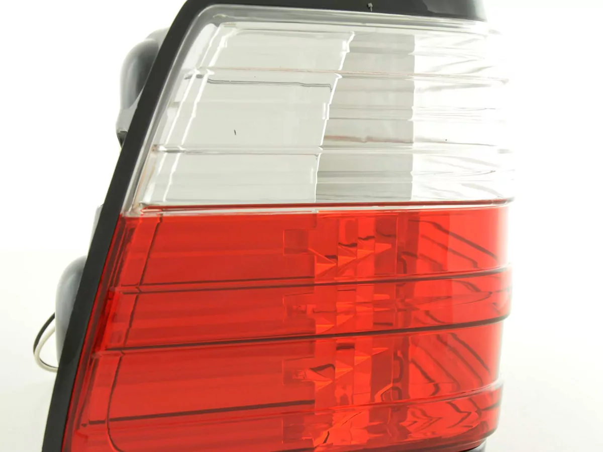 LED Rückleuchten Set Mercedes E-Klasse Limousine W124 Bj. 85-96 klar/rot