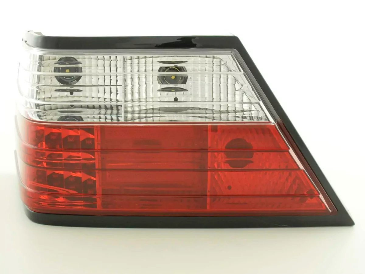 LED Rückleuchten Set Mercedes E-Klasse Limousine W124 Bj. 85-96 klar/rot