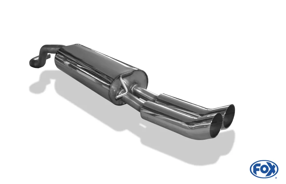 Skoda Rapid Limousine  Endschalldämpfer - 2x76 Typ 18