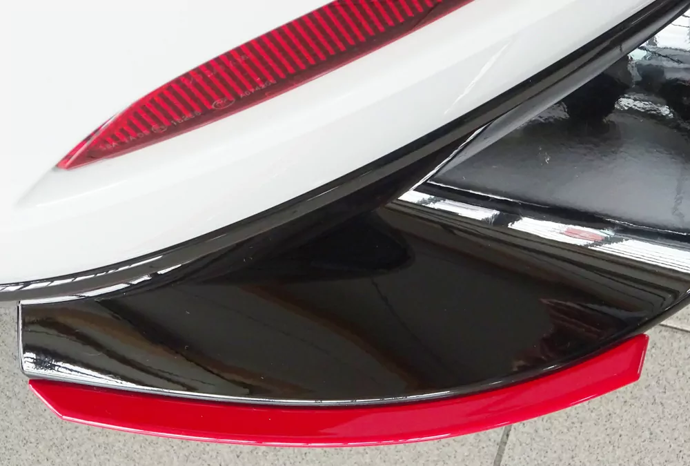 Rieger Heckschürzenansatz seitlich links für VW Golf 7 GTI-TCR | 5-tür. 01.19- für orig. Heckansatz VW Golf 7 GTI-TCR