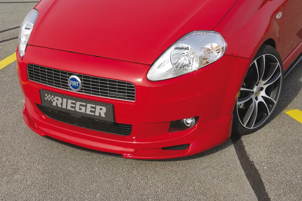 Rieger Spoilerlippe für Fiat Grande Punto (199) | 5-tür. 10.05- nicht für Evo !