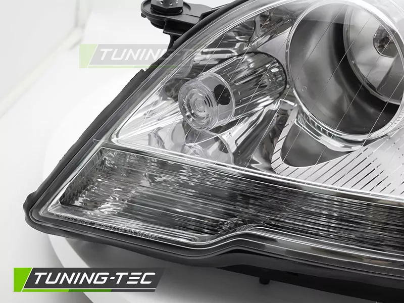 Headlight Chrome Left Side Tyc Fits Mercedes W164 09-11