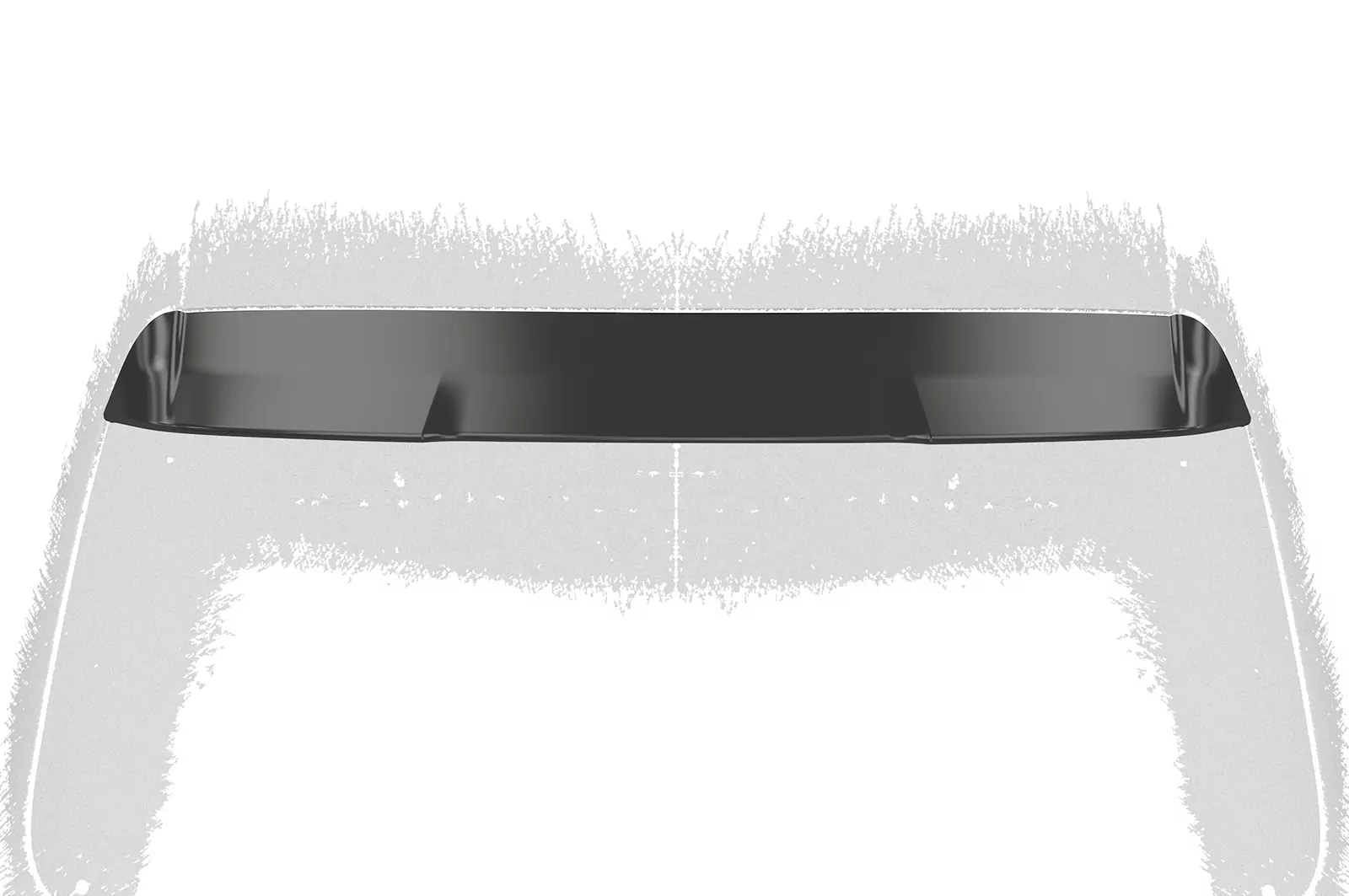 Heckflügel mit ABE für Audi A4 B8 (Typ 8K) Avant HF968 Schwarz Strukturiert