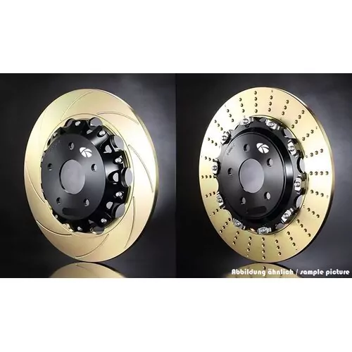 K-Sport Subaru Levorg (EPB) Bj. 15~UP, Umrüstkit für große Bremsscheiben hinten von 300x17mm auf 350mm, belüfted, schwimmend gelagert, gelocht