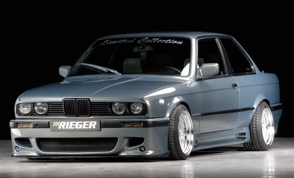 Rieger Seitenschweller für BMW 3er E30 - Cabrio   carbon optik