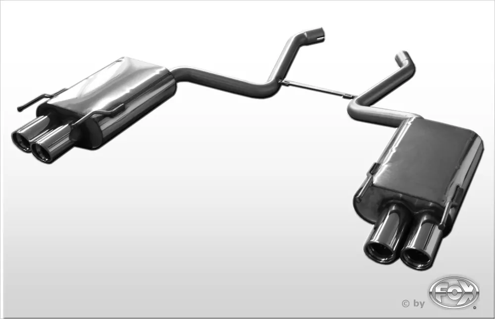 Mercedes S-Klasse W221  Endschalldämpfer rechts/links - 2x80 Typ 17 rechts/links