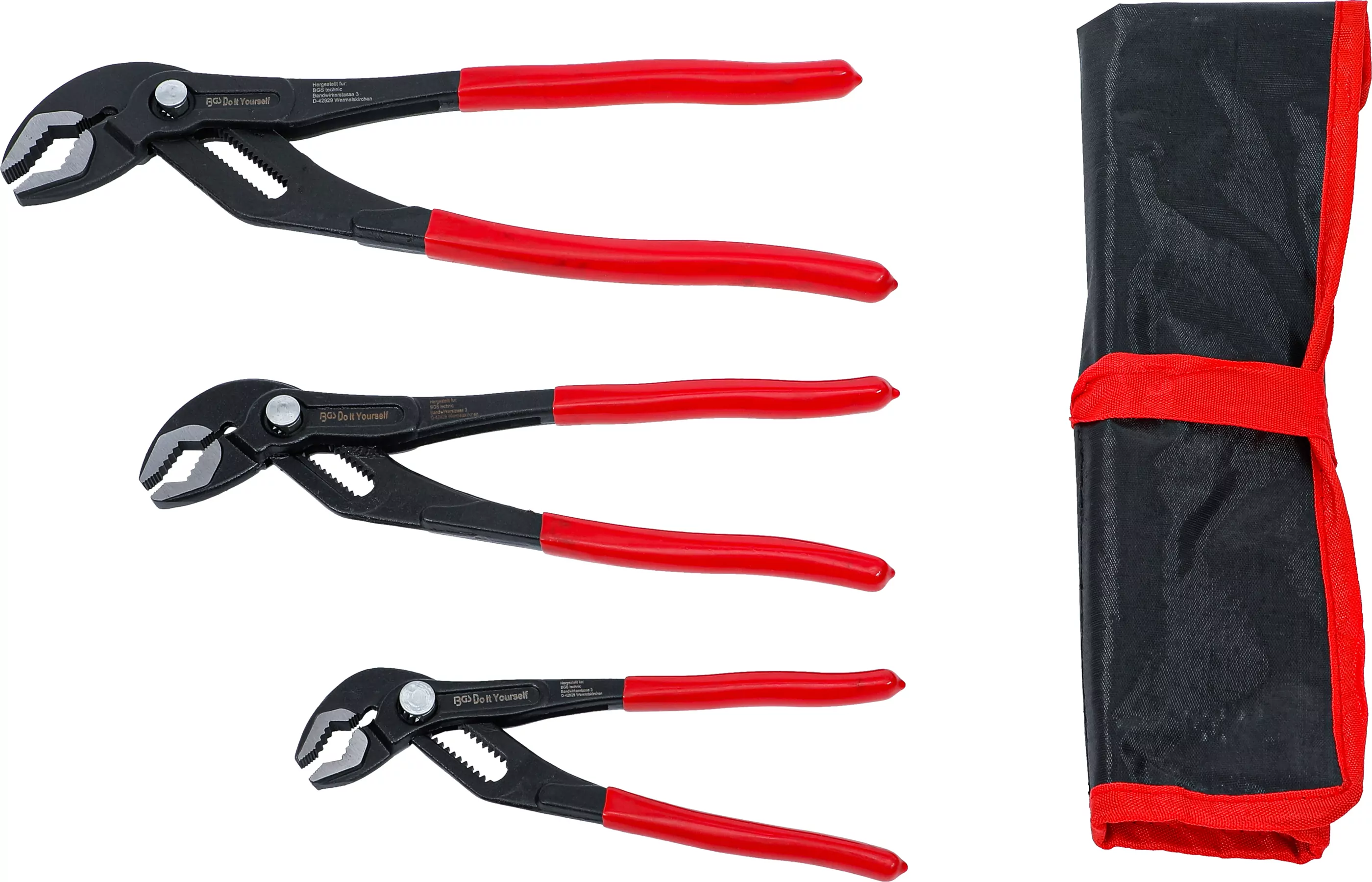 Wasserpumpenzangen-Satz | 175 / 240 / 300 mm | 3-tlg.