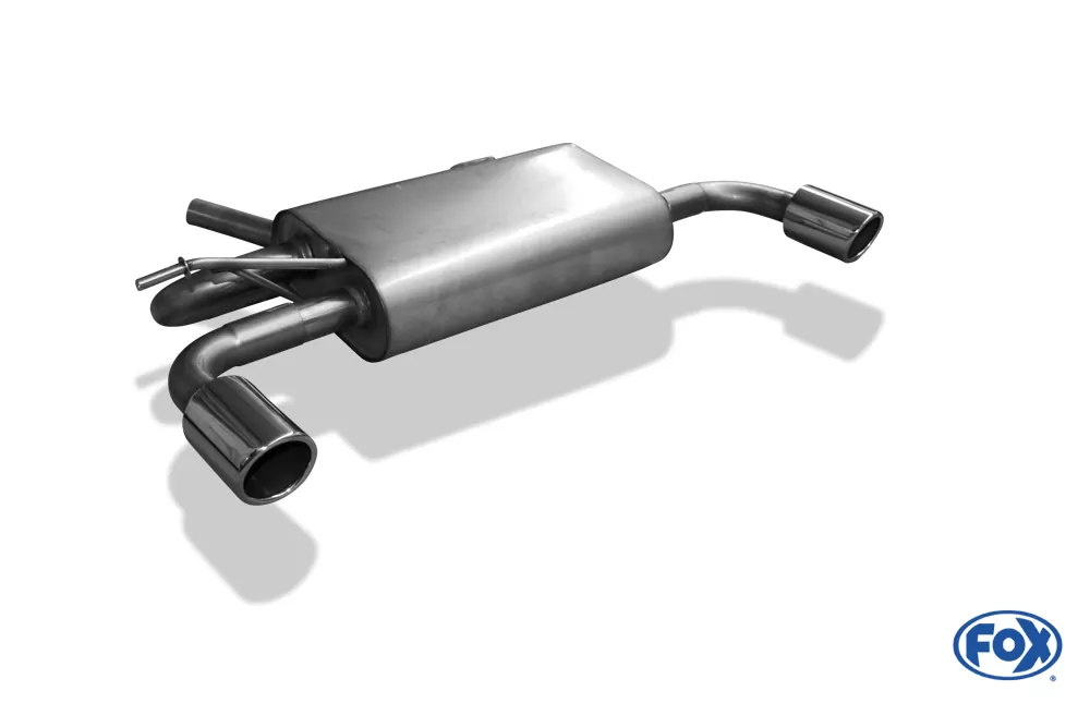 Dacia Duster 4x4  Endschalldämpfer quer Ausgang rechts/links - 1x80 Typ 16 rechts/links