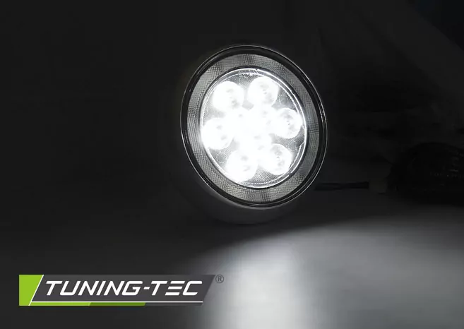 Fog Lights Angel Eyes Led Drl Universal Fits Bmw Mini Cooper  
