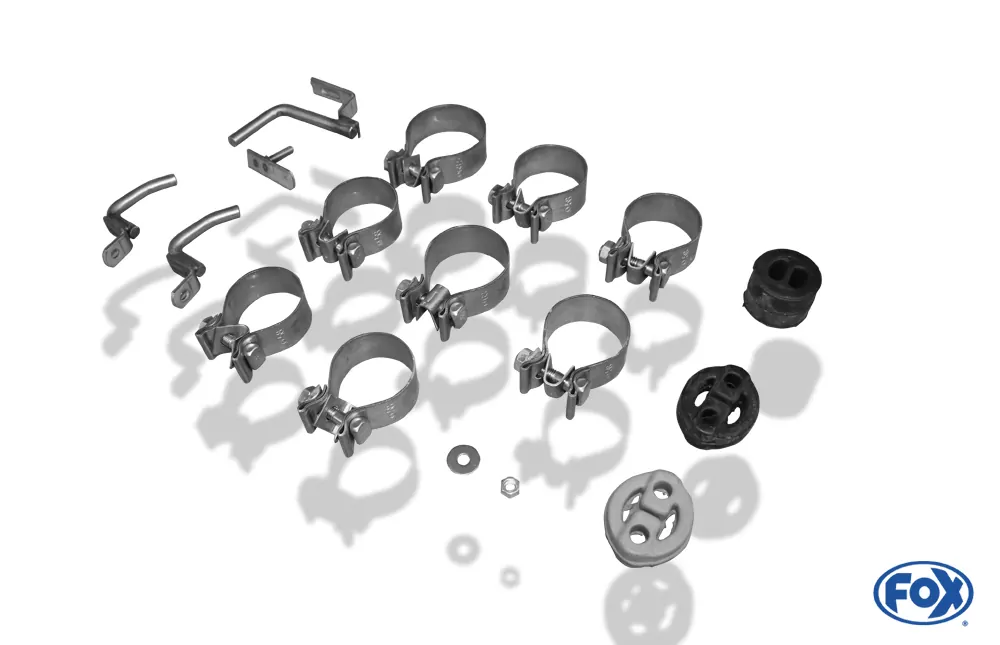 VW Amarok 4x4 - ohne Trittbrett  Endschalldämpfer Ausgang seitlich rechts und links am Fahrzeug - 2x115x85 Typ 38 rechts/links