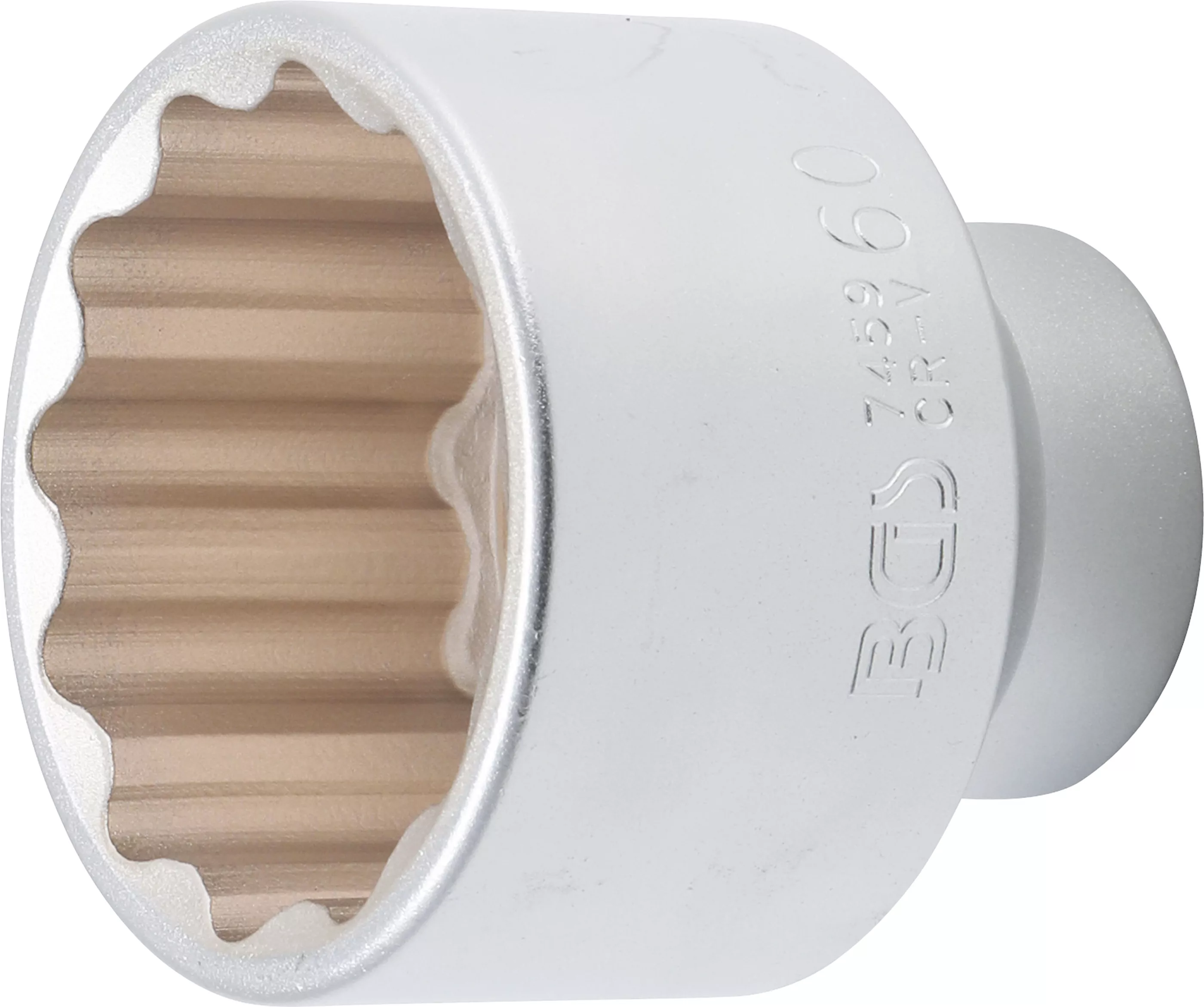 Steckschlüssel-Einsatz Zwölfkant | Antrieb Innenvierkant 20 mm (3/4") | SW 60 mm