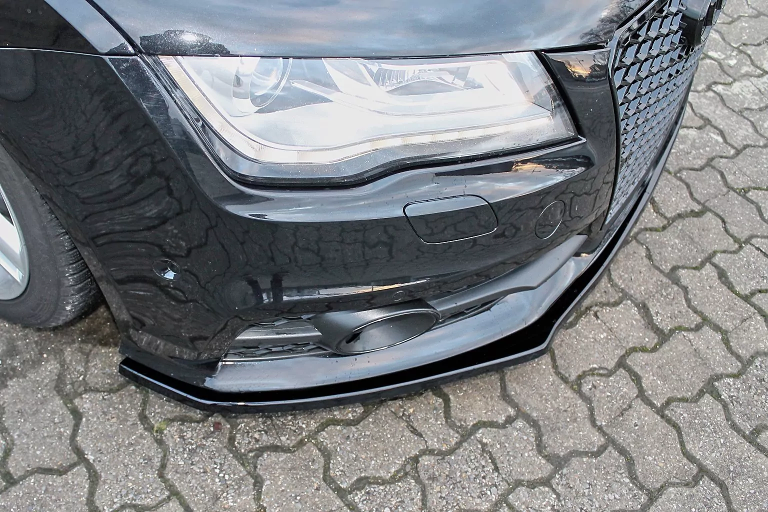 Cup Frontspoilerlippe für Audi A7 S-Line + S7 Bj. 2010-2014