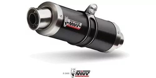 9873Y047LXB-MIVV Endschalldämpfer GP Black Steel Yamaha YZF-R 125 ´14/16-MT-125