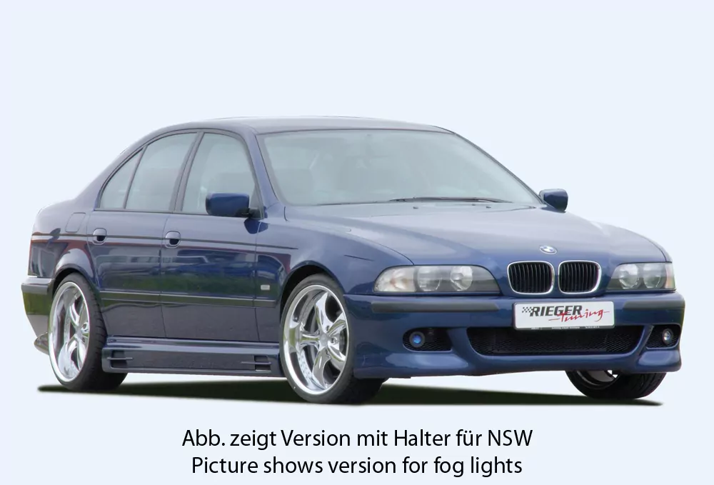 Rieger Spoilerstoßstange M5-Look für BMW 5er E39 - Lim. 12.95-12.02 carbon optik
