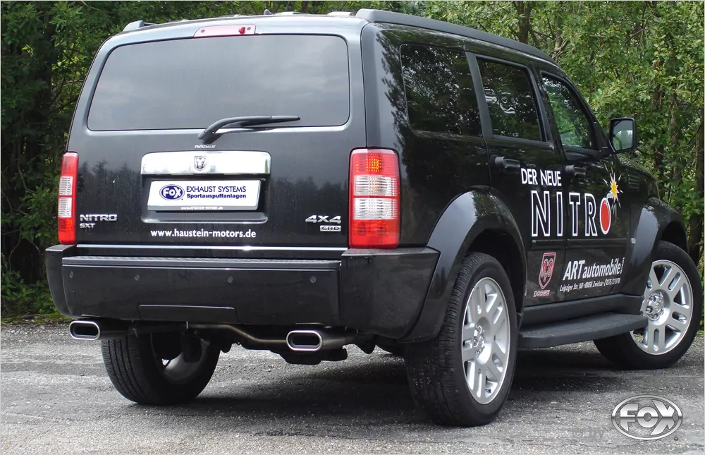 Dodge Nitro  Endrohrsystem rechts/links - 160x80 Typ 53 rechts/links