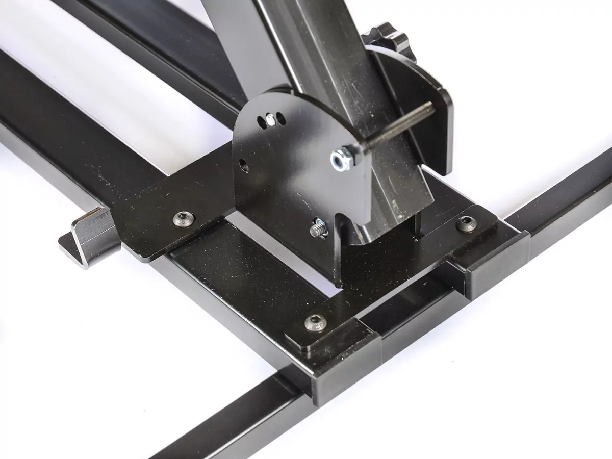 FK Lenkradhalterung Rennsimulator eGaming Lenkradgestell schwarz ohne Sitz