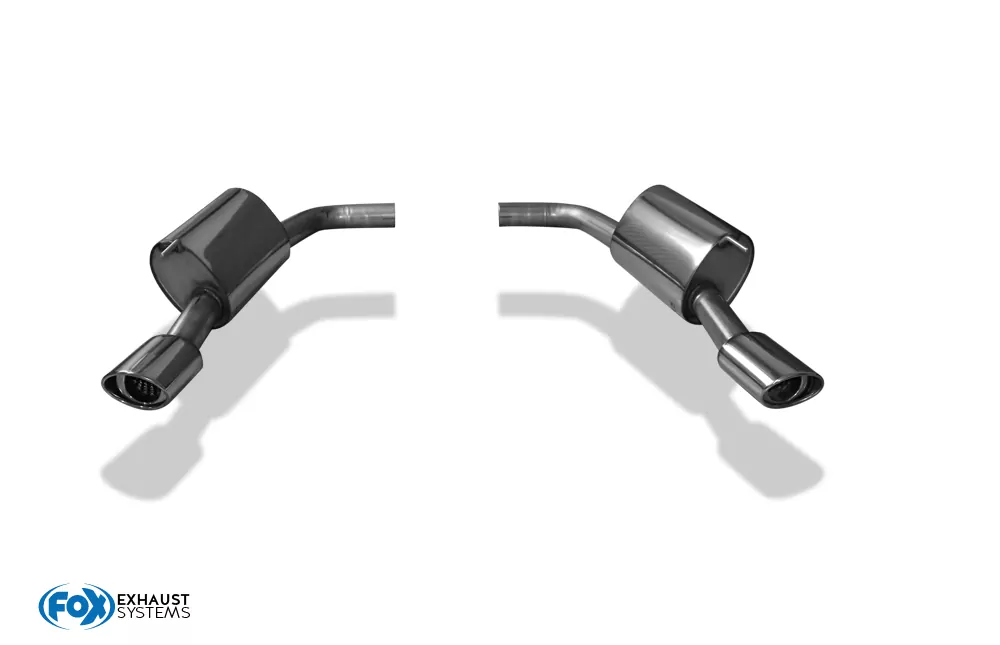 Jaguar XK8/ XKR Typ QEV/ QDV  Endschalldämpfer rechts/links Ø63,5 - 115x85 Typ 33 rechts/links