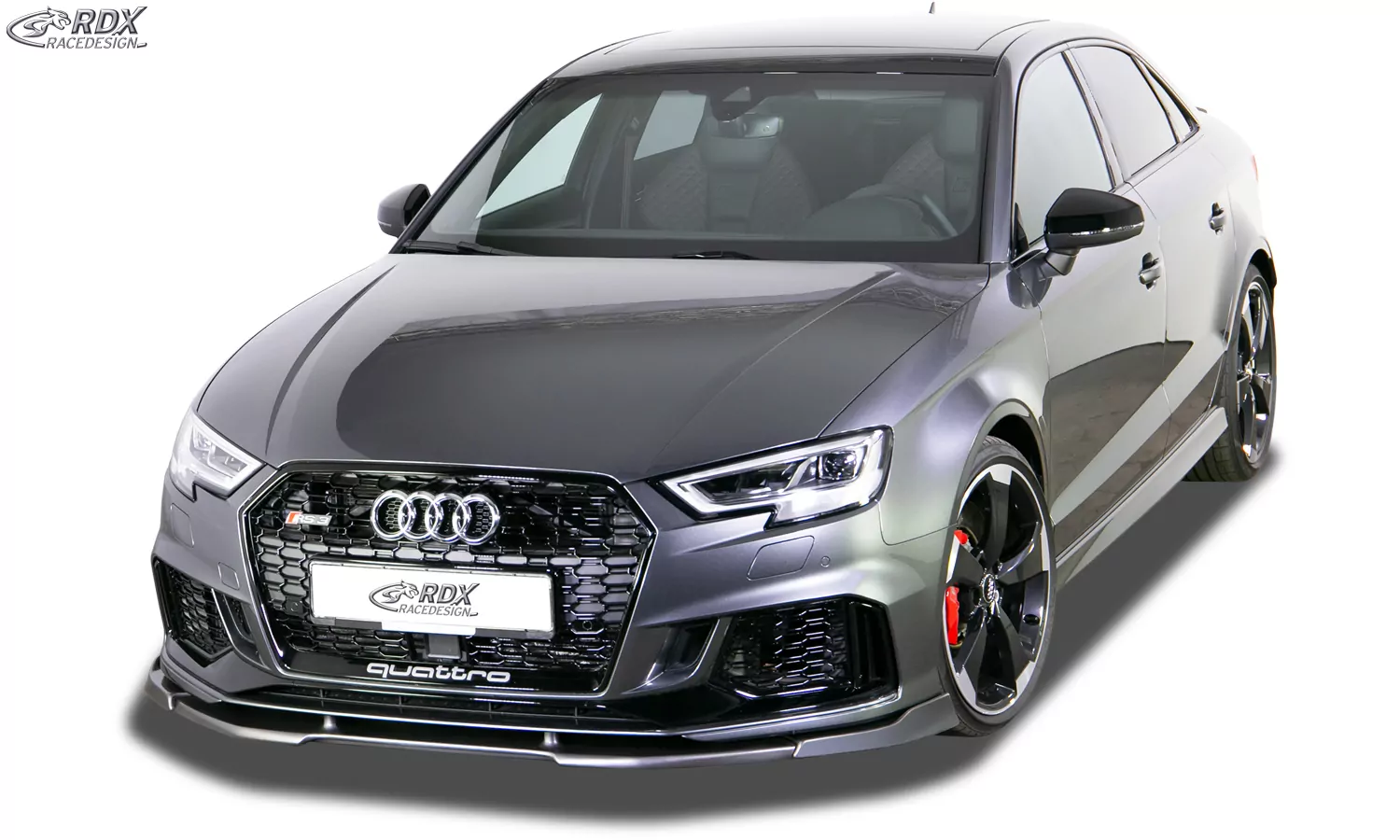 RDX Frontspoiler VARIO-X für AUDI RS3 8V 2017+ Frontlippe Front Ansatz Vorne Spoilerlippe