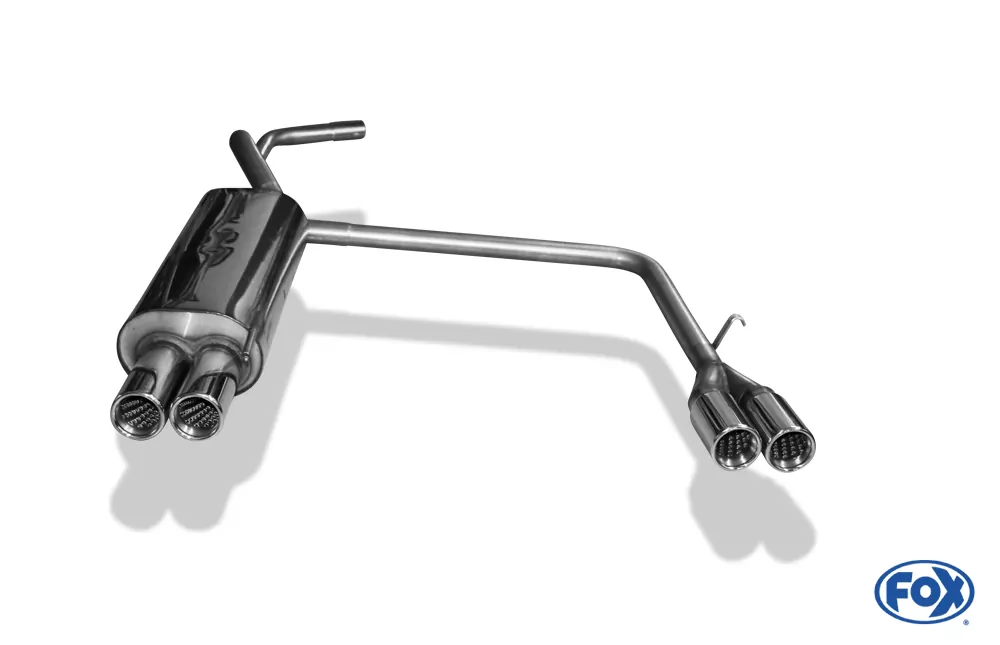 VW Polo 6N  Endschalldämpfer Ausgang rechts/links - 2x70 Typ 13 rechts/links