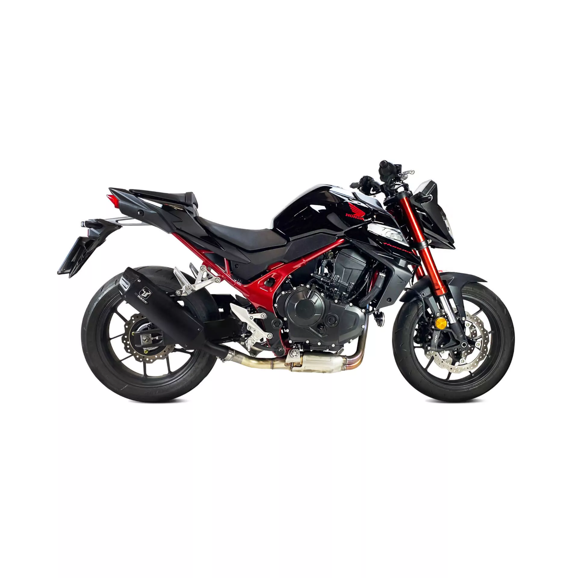 IXRACE Desert black Edelstahl-Endtopf für Honda CB 750 HORNET, 23- (RH12) E-geprüft