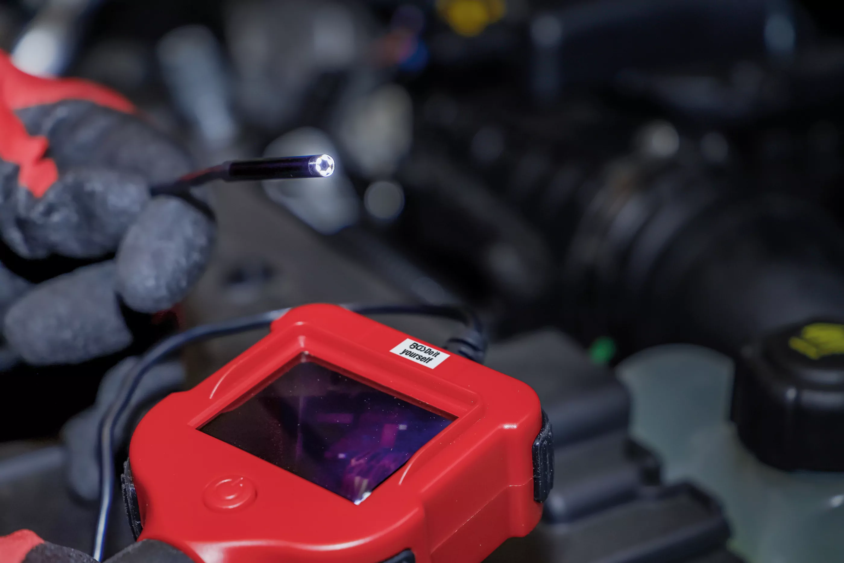 Endoskop-Farbkamera mit TFT-Monitor | Kamerakopf Ø 5,5 mm