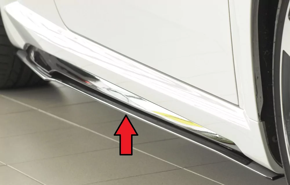Rieger Seitenschwelleransatz für Audi TT (8J-FV/8S) | Roadster 09.18- (ab Facelift) nur für S-Line-Schweller auch TTS / TT-RS