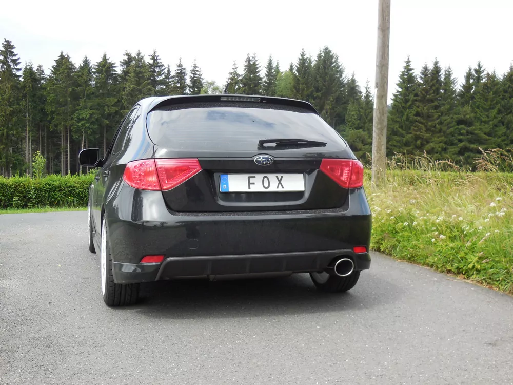 Subaru Impreza GHD Schrägheck  Endschalldämpfer quer rechts - 129x106 Typ 32