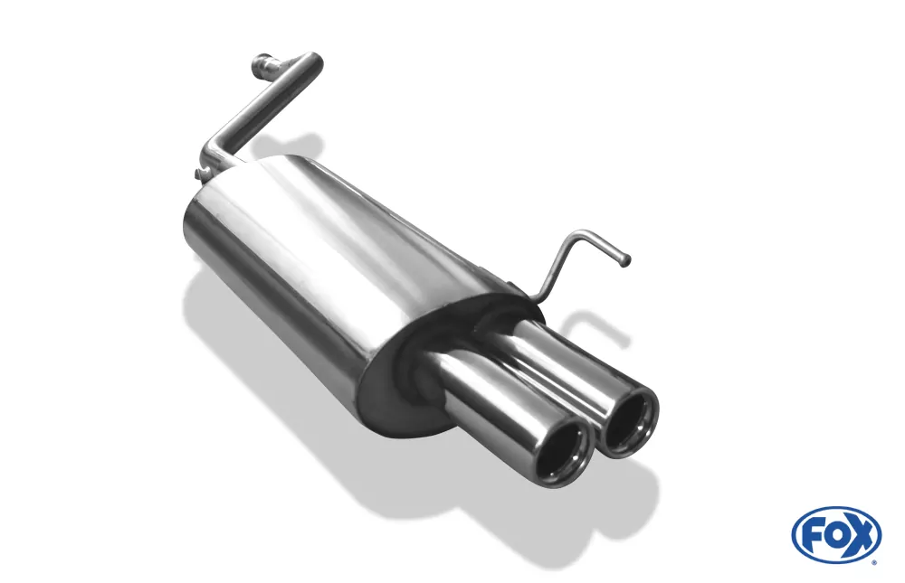 Audi 80 Typ B4 Limousine & Avant  Endschalldämpfer zweiflutig - 2x76 Typ 13