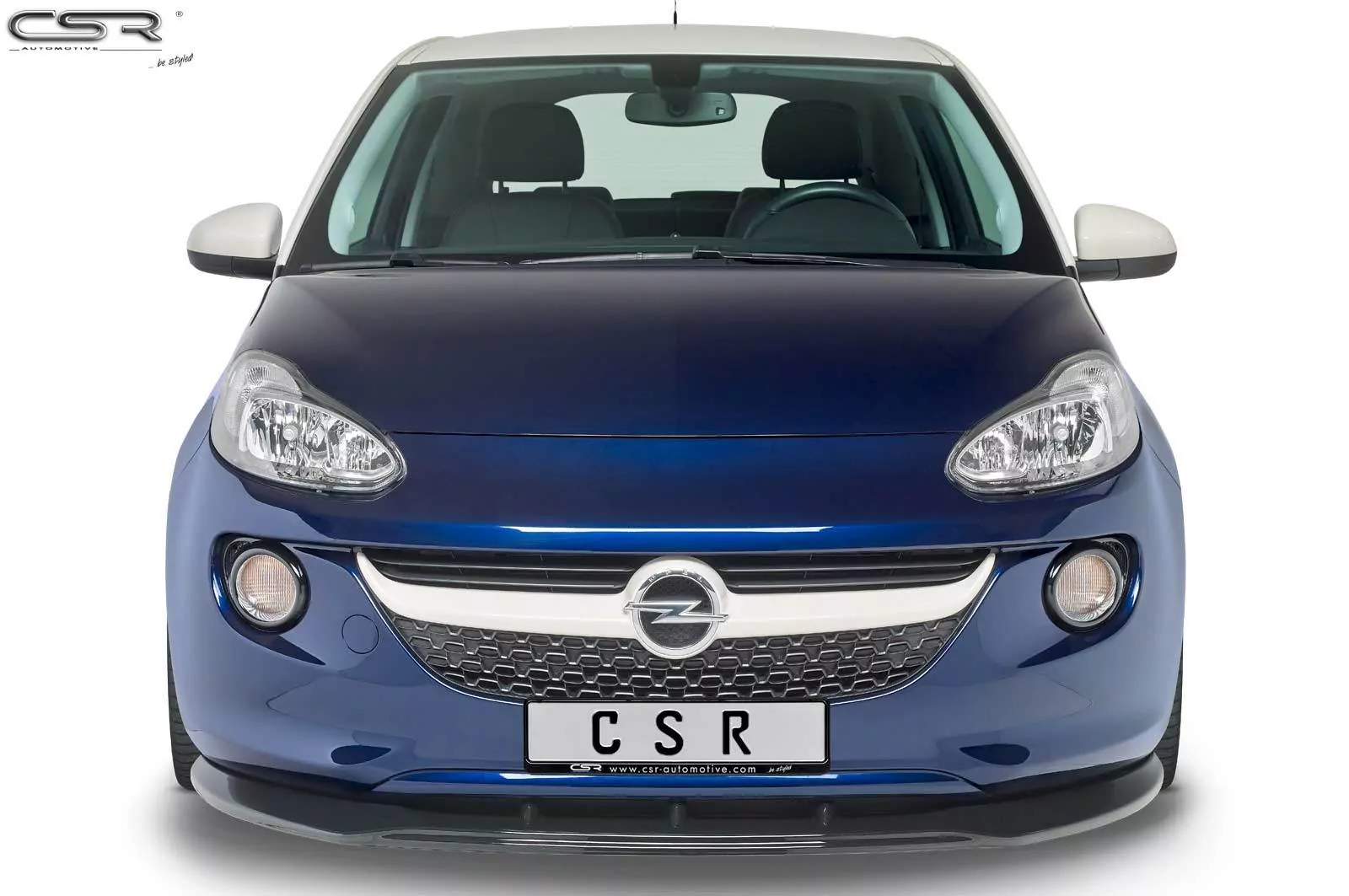 Cup-Spoilerlippe mit ABE für Opel Adam CSL335-M Carbon Look (matt)