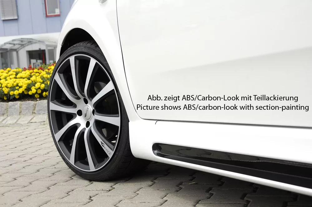 Rieger Seitenschweller links    carbon look für Fiat Grande Punto (199) 3-tür. 10.05-