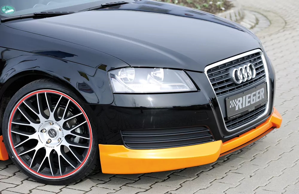 Rieger Spoilerschwert für Audi A3 (8P) | 5-tür. 07.08- (ab Facelift) für Spoilerlippe 56760