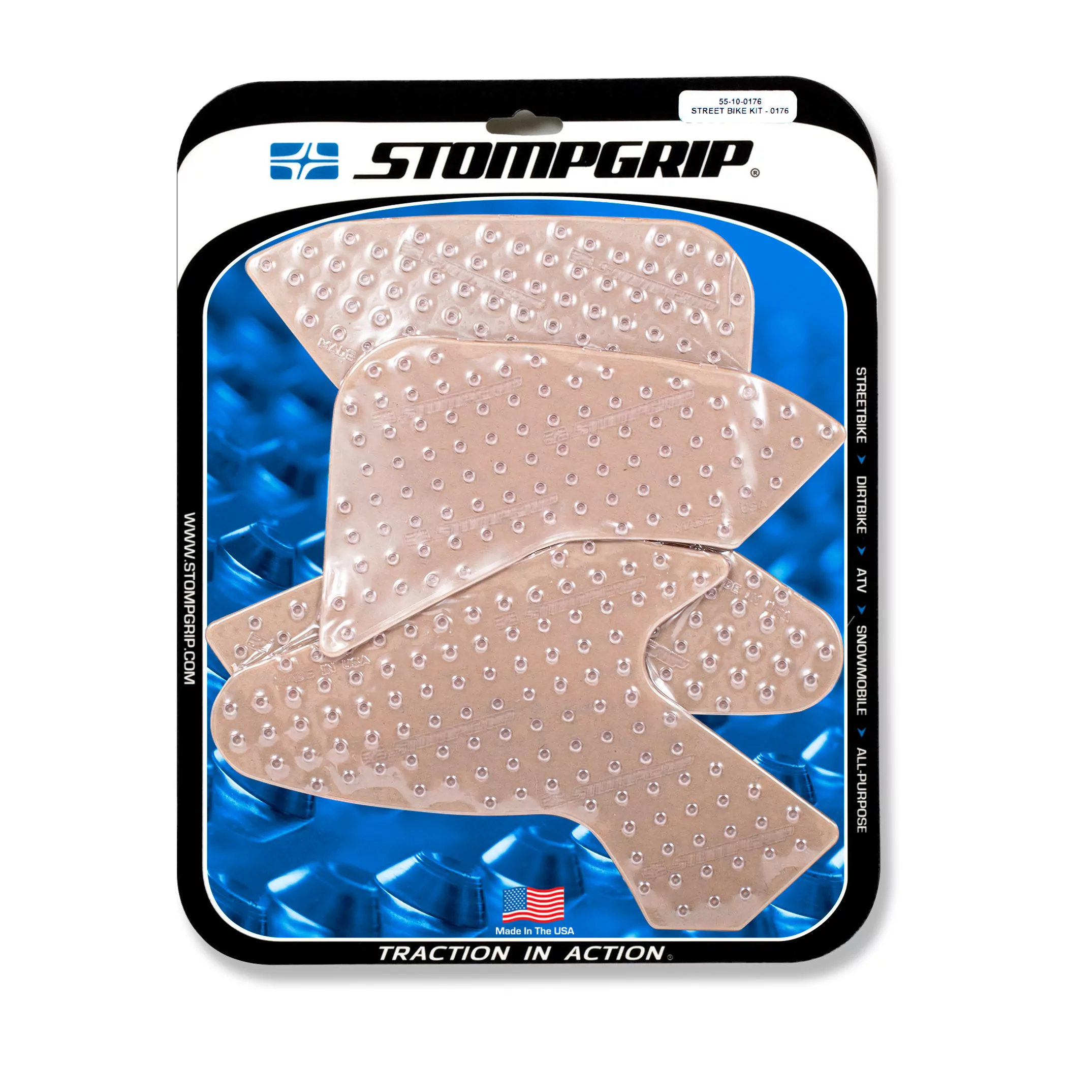 Stompgrip Traction Pad Volcano für BMW F 900 R 20-21 Klar