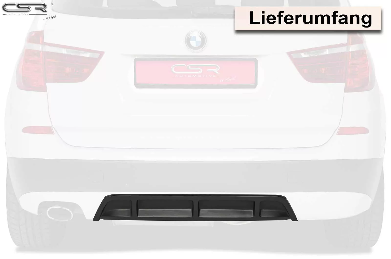 Heckansatz für BMW X3 F25 HA189