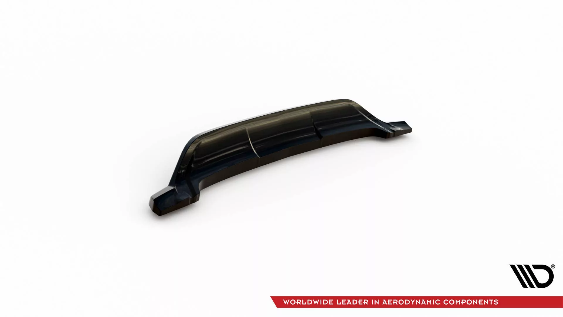 Hinten Splitter (mit Einem Vertikalem Balken) BMW X3 M40i / M40d G01 Schwarz Hochglanz