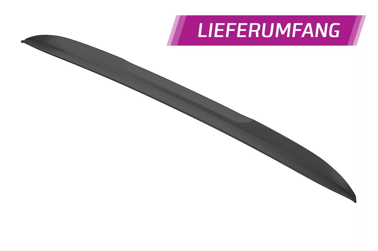 Heckflügel mit ABE für Mercedes Benz V-Klasse (447) HF849 Schwarz Strukturiert