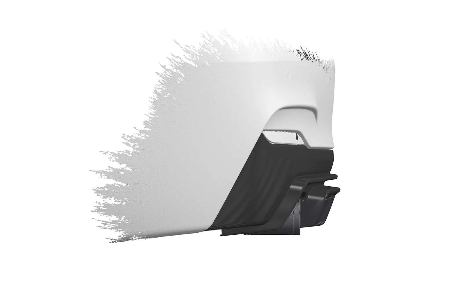 Heckansatz für BMW 2er F22 / F23 M-Paket HA306 Schwarz Strukturiert