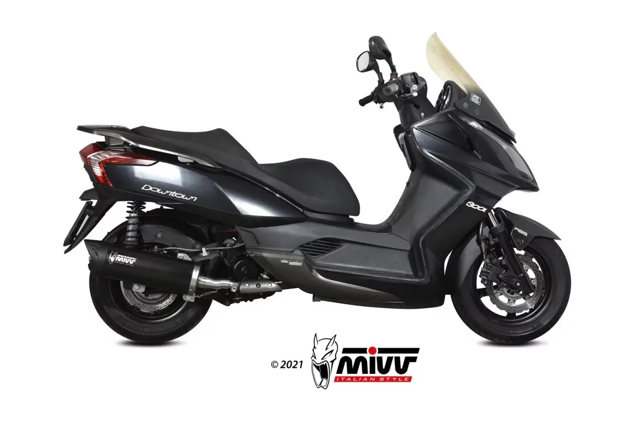 MIVV MOVER Edelstahl Schwarz KYMCO DOWNTOWN 300 09-17