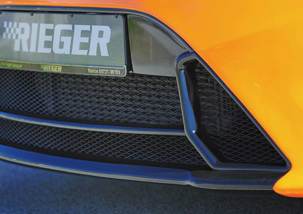 Rieger Spoilerstoßstange für Ford Focus 2 ST - 3-tür. 10.05-01.08 (bis Facelift) carbon optik