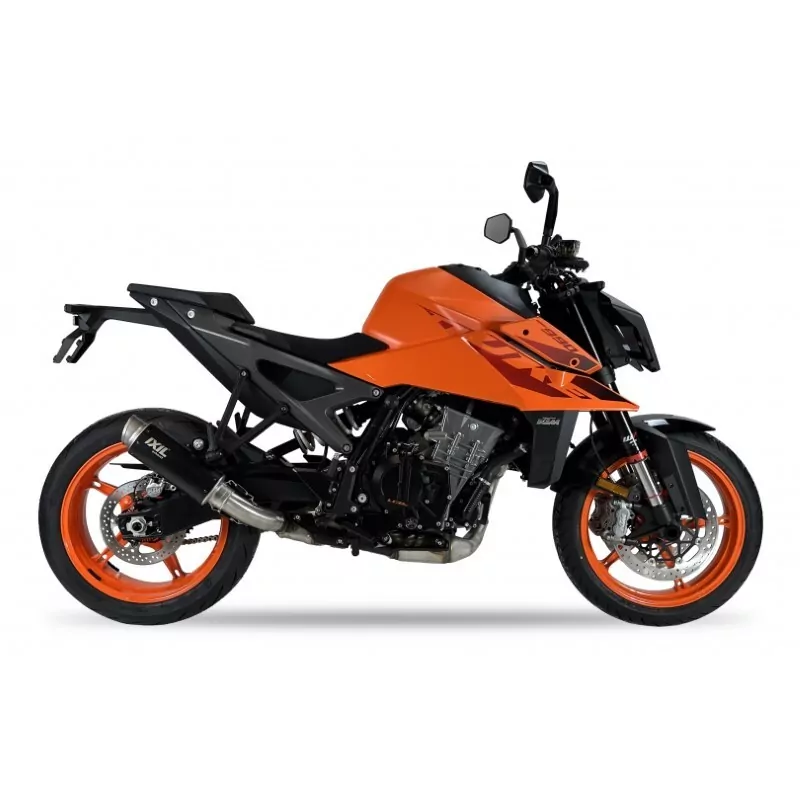 IXIL RC3B Edelstahl-Endschalldämpfer Schwarz KTM 990 Duke (KTM R2 DK) 24-, E-geprüft