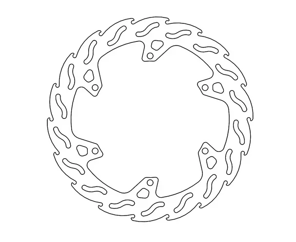 alpha Technik Bremsscheibe Omega-Design ABD33 vorne für Yamaha MT125 YFZ-R 125