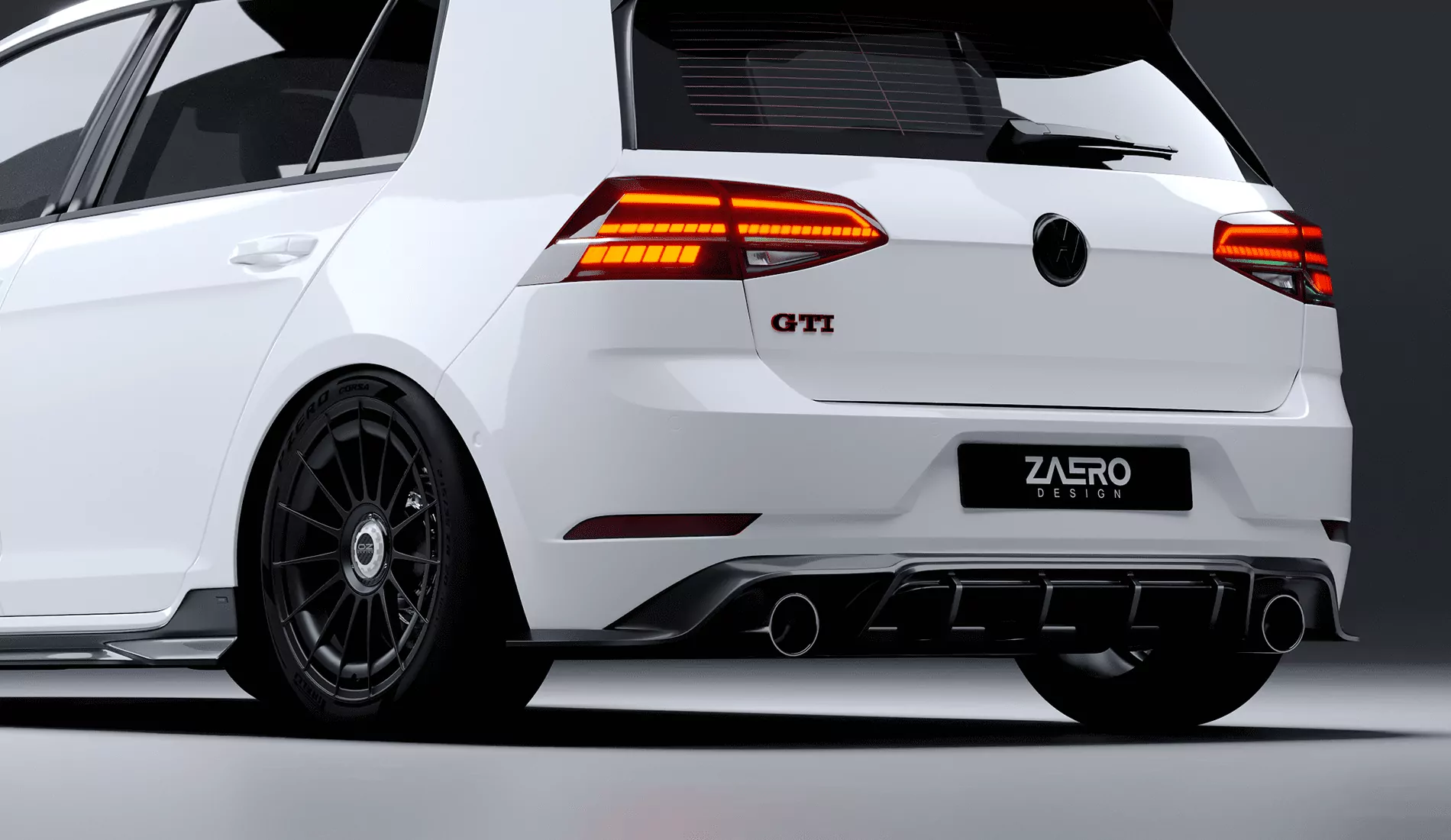 EVO-1 Diffusor für VW Golf 7 GTI (Facelift)